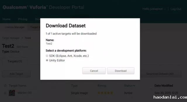 用Unity制作AR应用