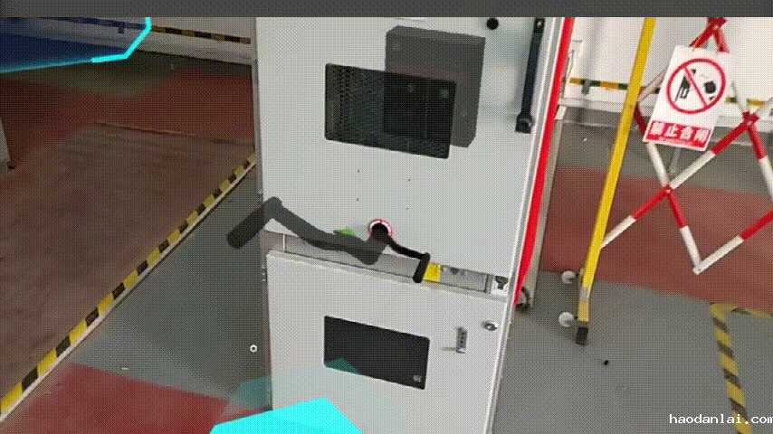 摇手柄到合适位置.gif