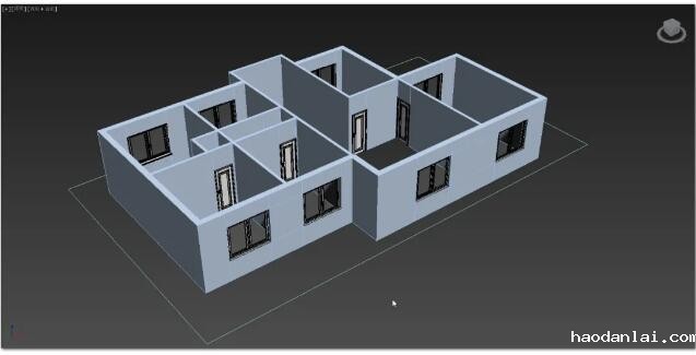 3DSmax双面创建空间场景