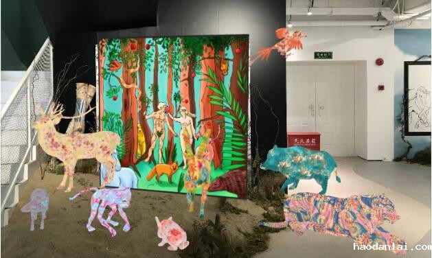 AR《伊甸园》为灵感的画作